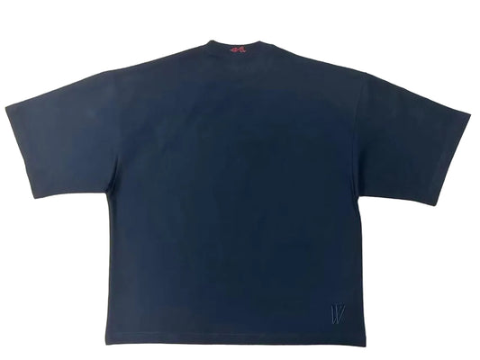 MR WAVE DISTRICT GLOBE (BLACK) OVERSIZED T SHIRT