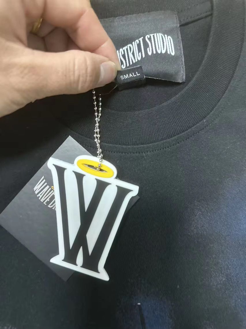 MR WAVE DISTRICT GOTHAM (BLACK) OVERSIZED TEE WDS-2T008U