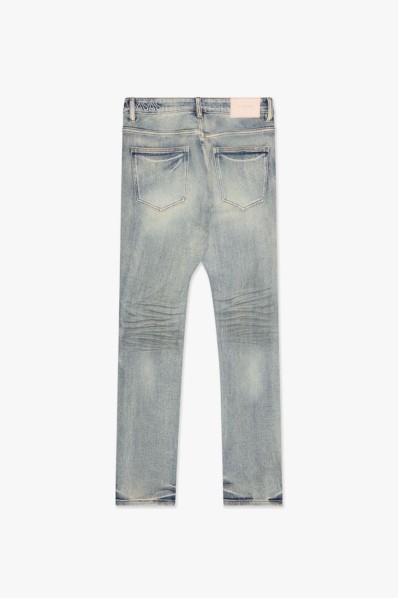 VALABASAS "MR. FLEX" SKINNY DENIM (VLBS-VJ1-002)LT. BLUE WASHED