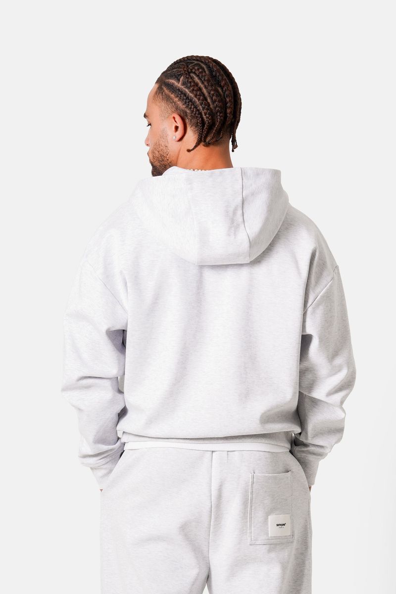 Sixth June heavy coton zipup hoodie 25910-GREY