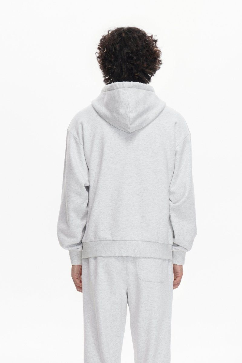 Valabasas Mr Fleece Zip Up - Light Grey