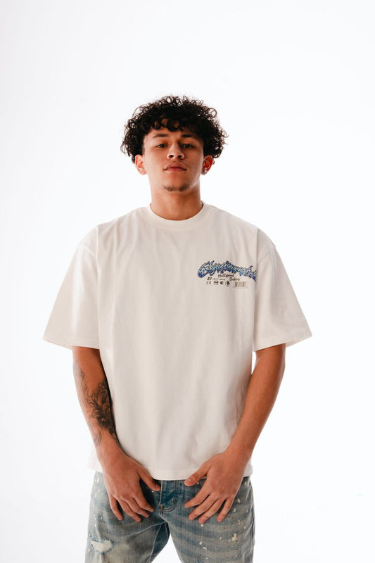 GHST WRLD SHOCK THERAPY TEE - WHITE (GST4)