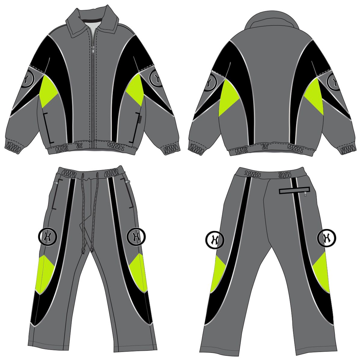 HUDSON H NYLON SET (701)