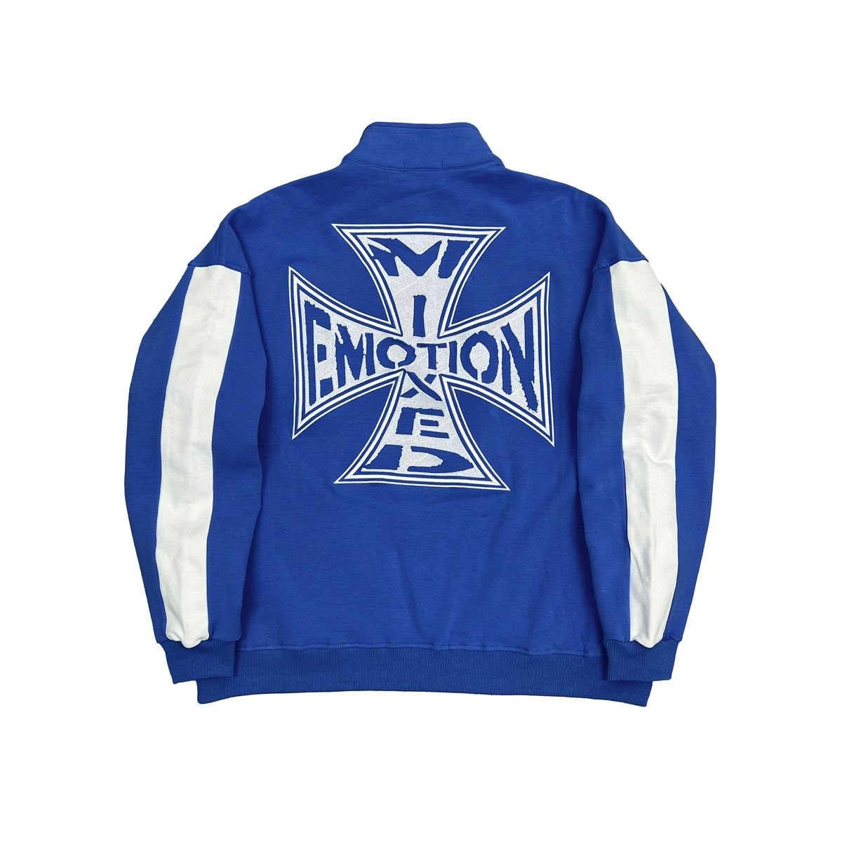 Mixed Emotion "Blue" Quarter Zip Sweater