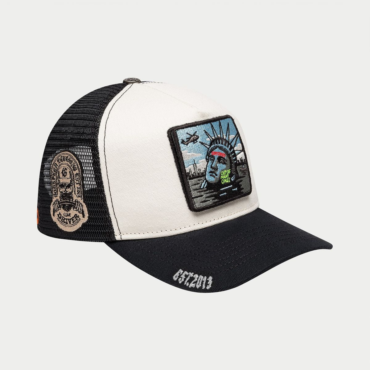 GODSPEED Mood Trucker Hat II (White/Black Interchangeable Patches)