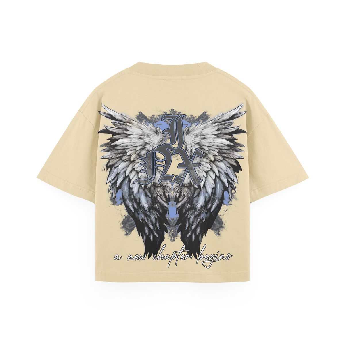 INX Prophecy Oversized Heavyweight T-Shirt Cream