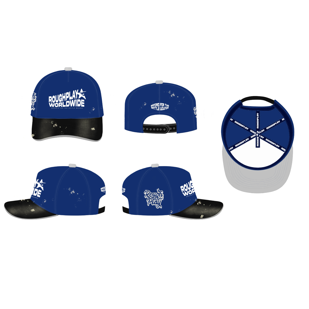 RoughPlay Worldwide SnapBack (Blue/Black)