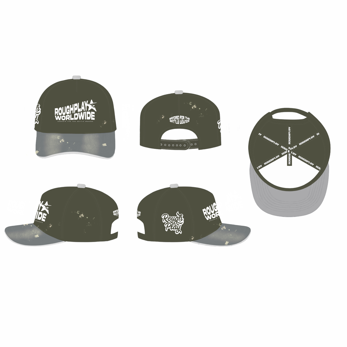 RoughPlay Worldwide SnapBack (Green)