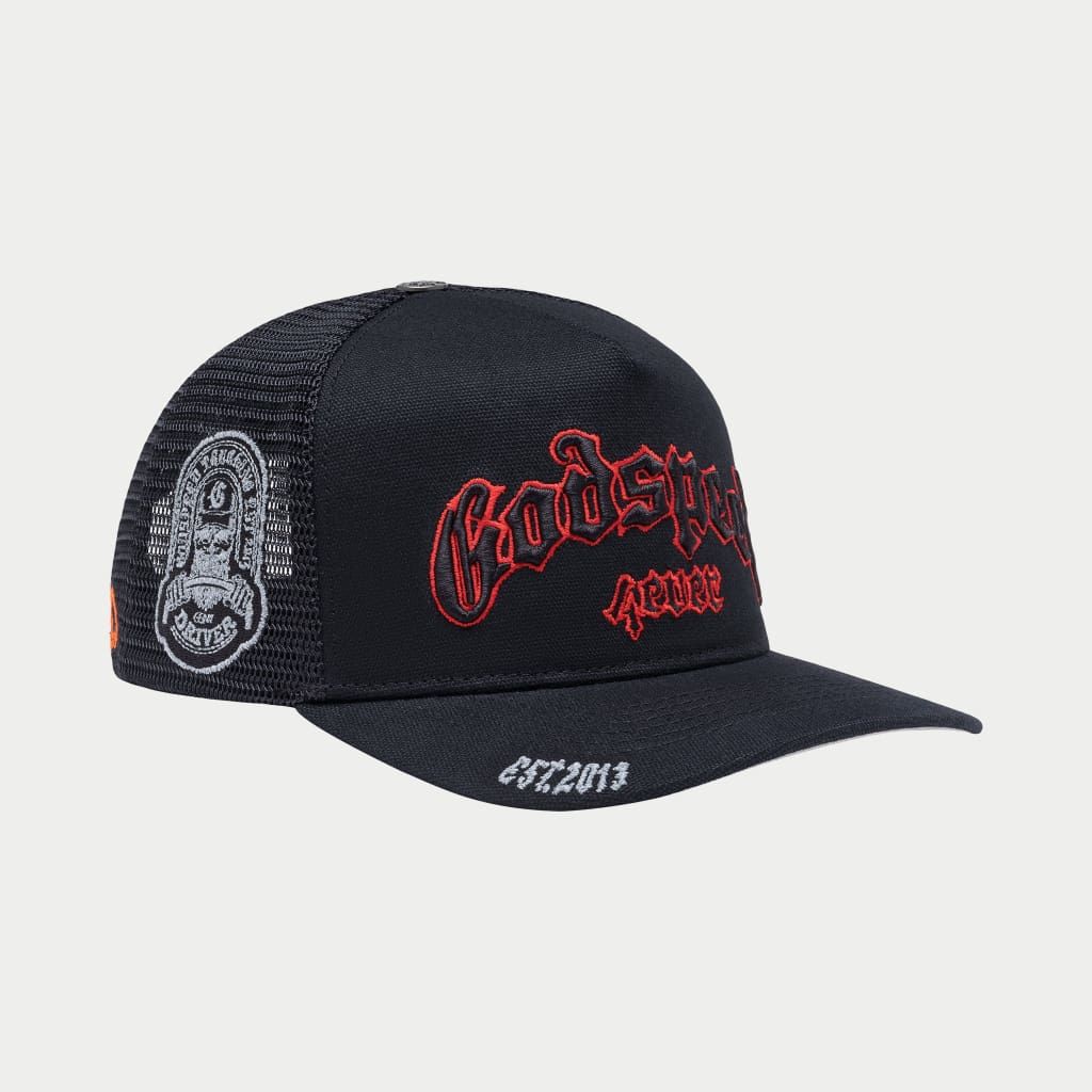 GS FOREVER TRUCKER HAT (Black/Red)