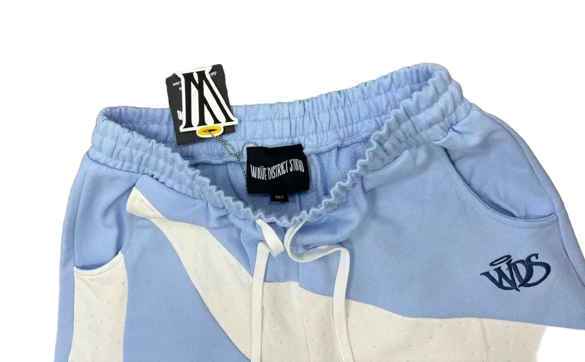 CUT N SEW SURF SHORT (BLUE) FRENCH TERRY SHORT (WDS-3S004A)