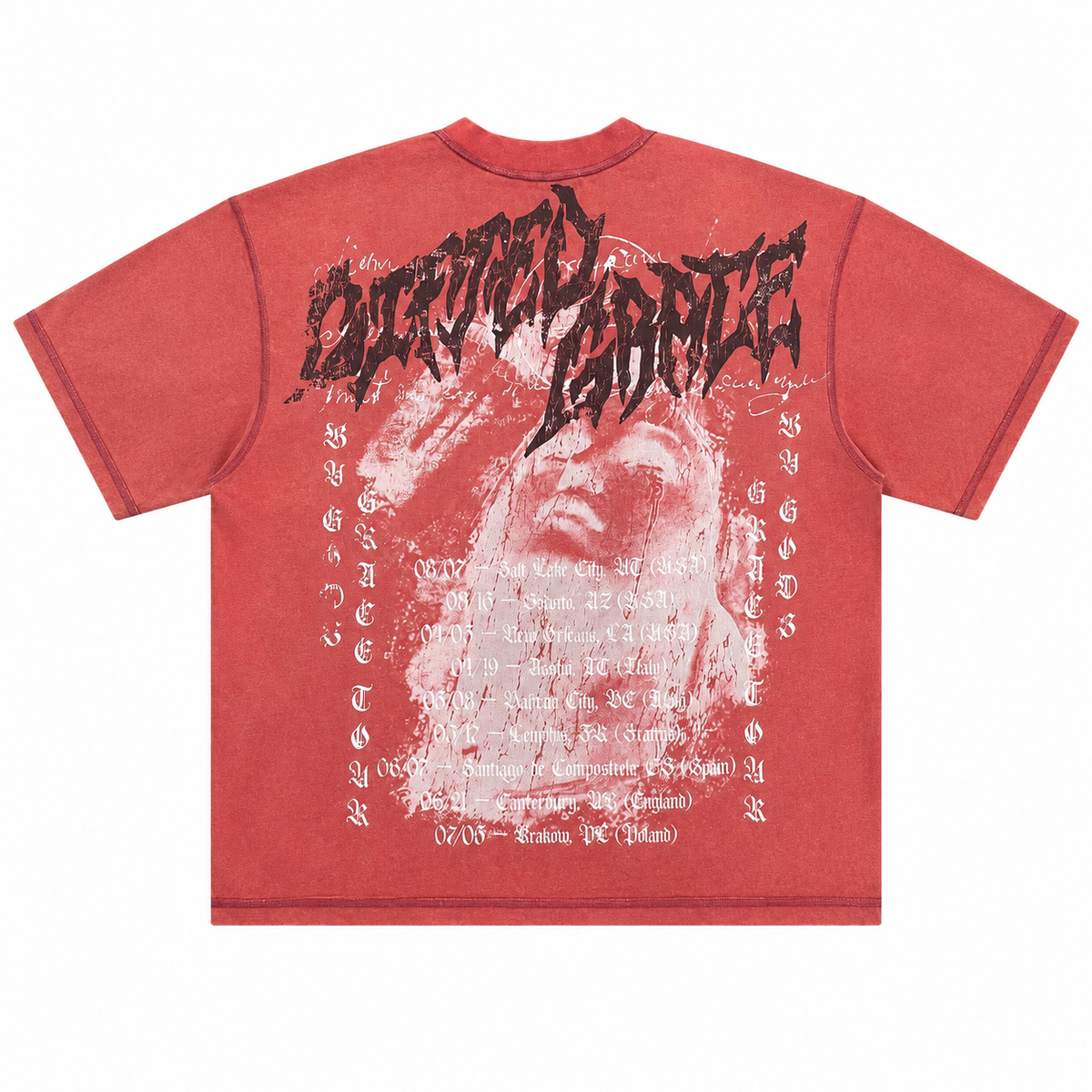 GFTD GRACE RED TEE