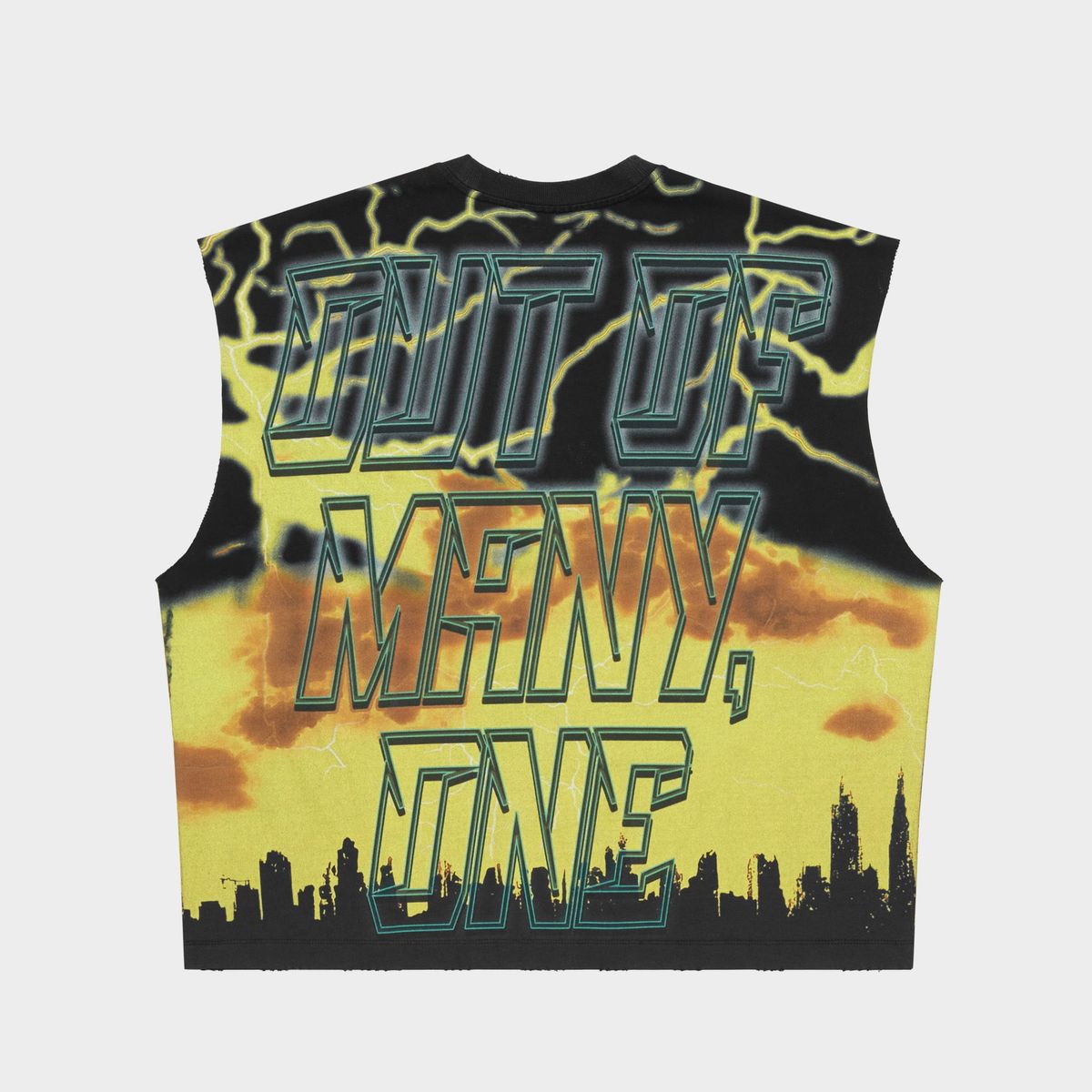 Voltage Sleeveless T-shirt YELLOW