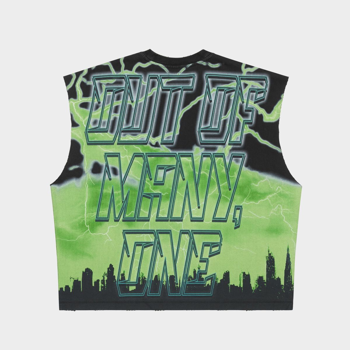 Voltage Sleeveless T-shirt GREEN