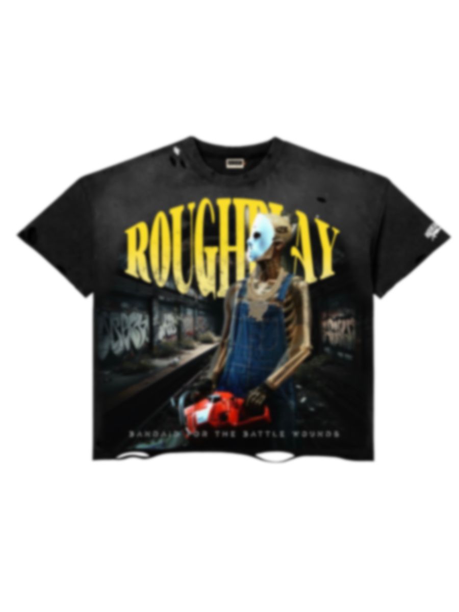 RoughPlay CHAINSAW T-SHIRT (BLACK)