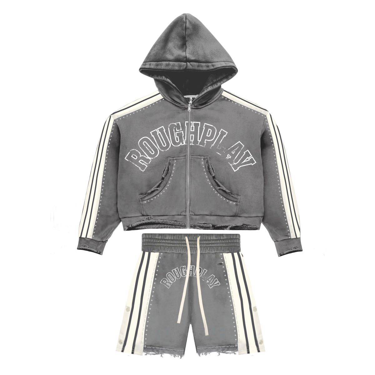 RoughPlay STRIPE SET (GREY)