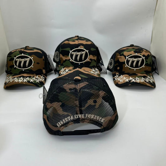 HUDSON V1 DIAMOND 777 CAMOUFLAGE TRUCKER (CD0557) WOODLAND