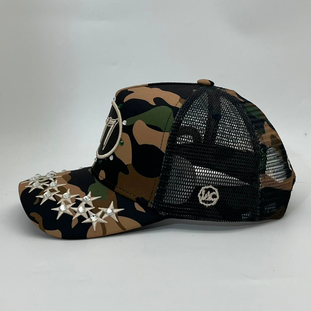 HUDSON V1 DIAMOND 777 CAMOUFLAGE TRUCKER (CD0557) WOODLAND