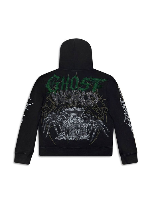 GHST WRLD Treasure Hoodie - Black (GSH4 - BLACK)