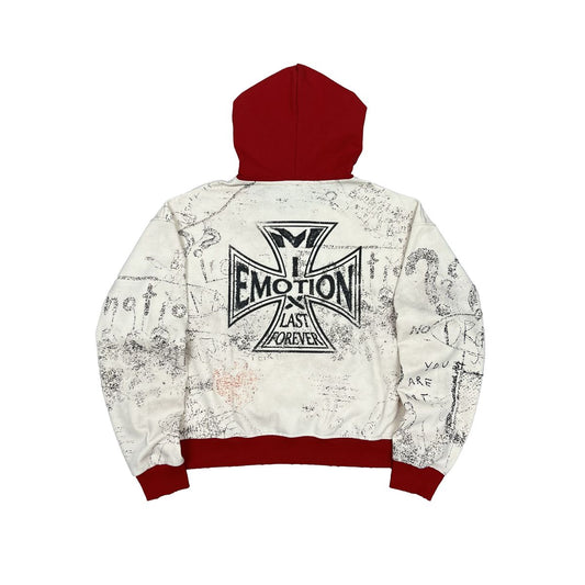 Mixed Emotion Red “Last Forever” Hoodie