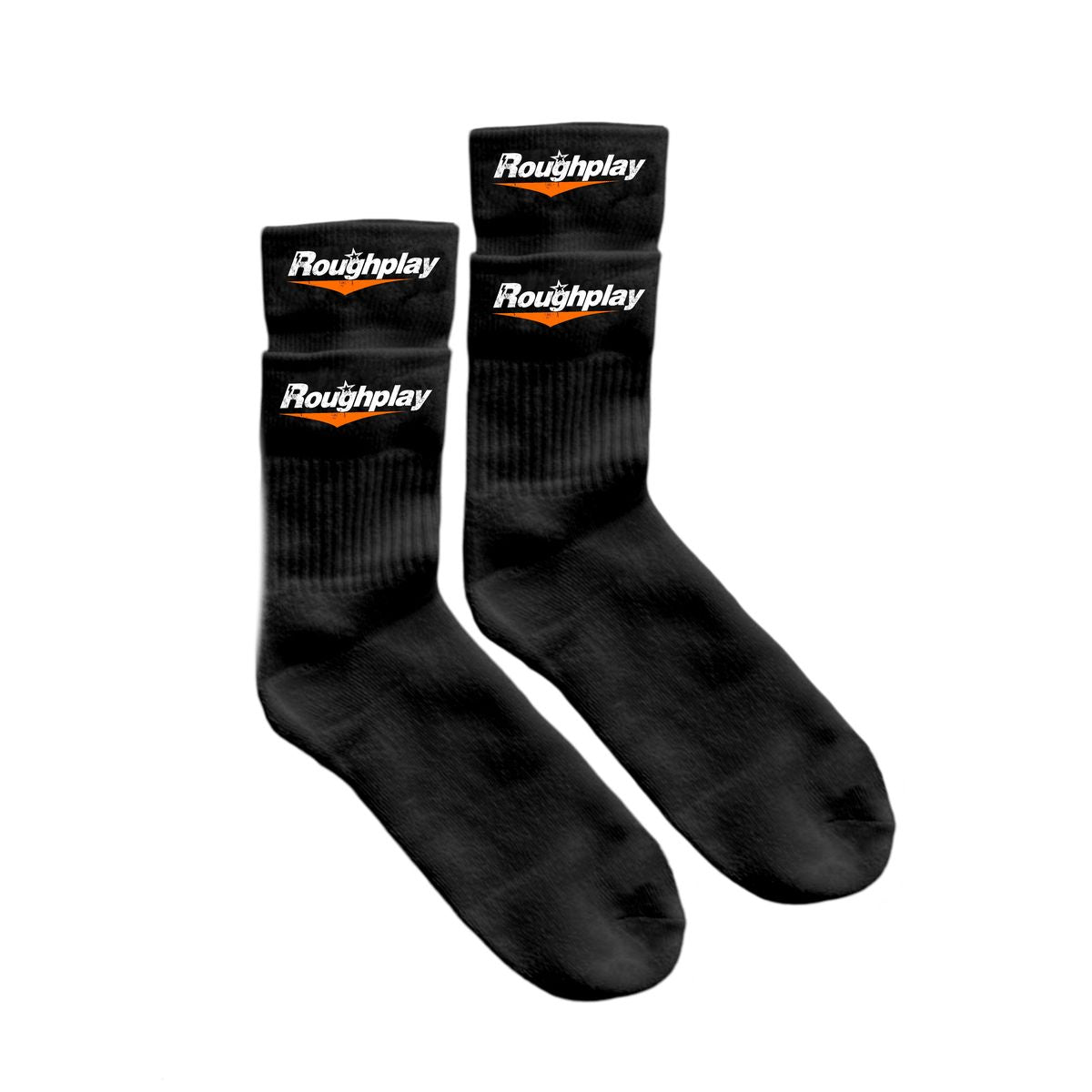 RoughPlay Socks (BLACK WHITE/ORANGE)