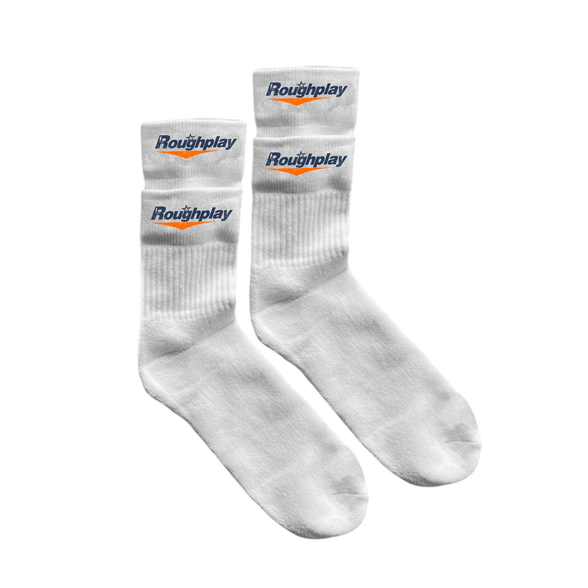 RoughPlay Socks (WHITE NAVY/ORANGE)