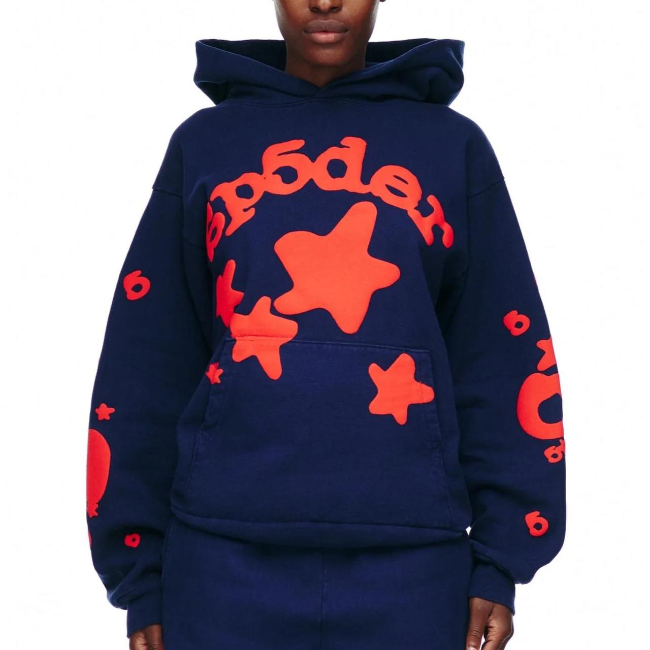 SP5DER BELUGA HOODIE 'NAVY'