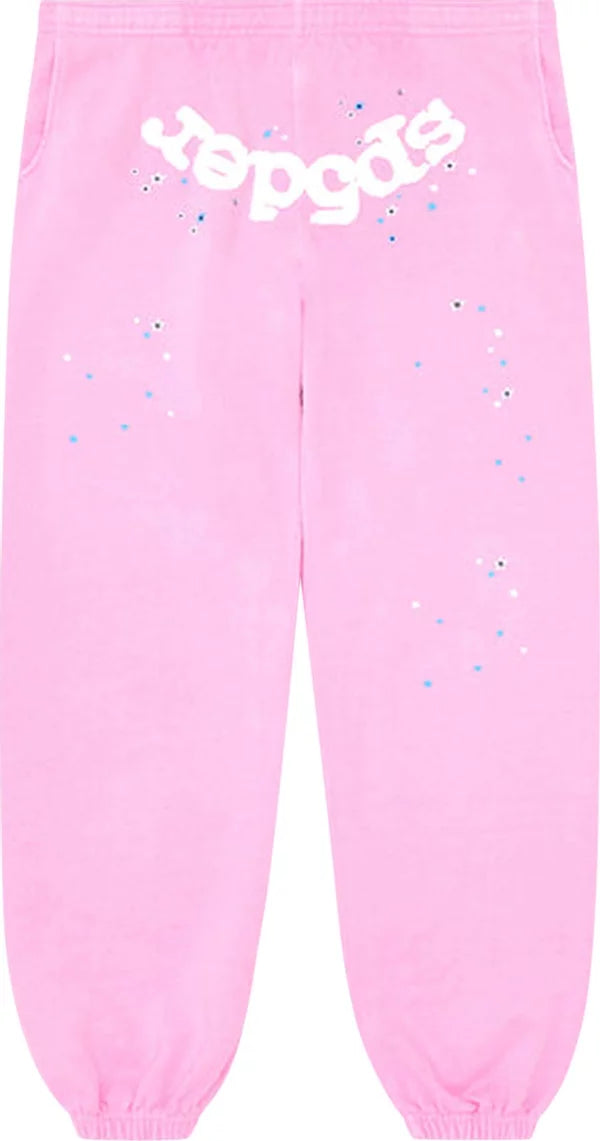 SP5DER OG WEB PINK SWEATPANT