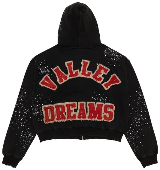 VALE FOREVER PLUTO CLUSTER ZIP UP 'BLACK'