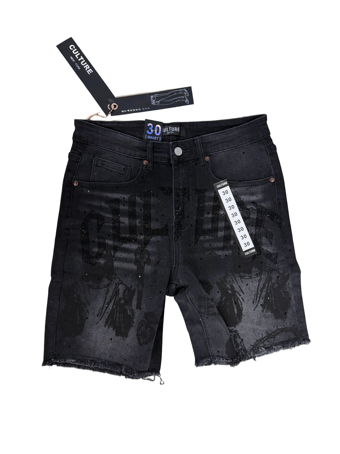 CULTURE DENIM SHORTS J9003-1