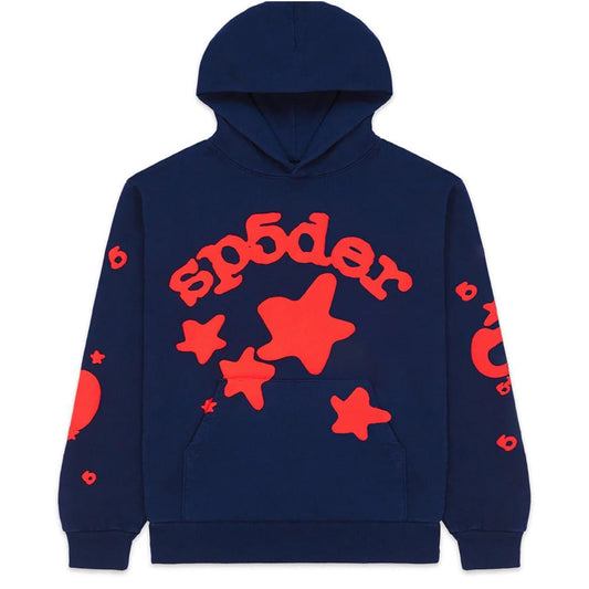 SP5DER BELUGA HOODIE 'NAVY'