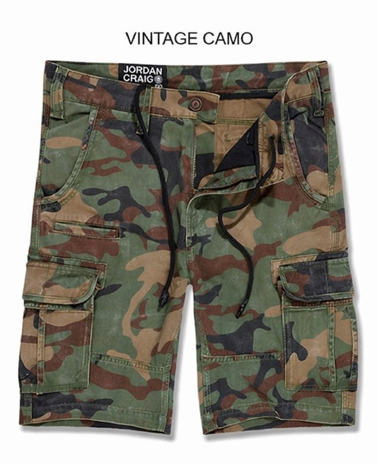 JORDAN CRAIG VINTAGE CAMO CARGO SHORTS 4462C