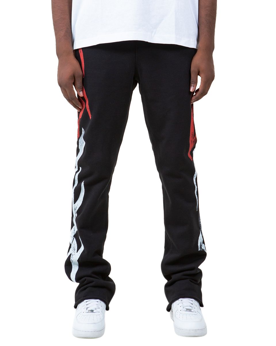 GOLDEN DENIM THE LOUNGE STACKED -CASTILLO RED/WHITEPRINT GDSPQS124-12