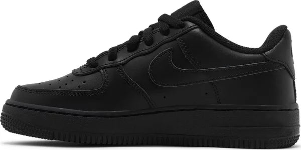 NIKE AIR FORCE 1 LE TRIPLE BLACK "GS" DH2920-001