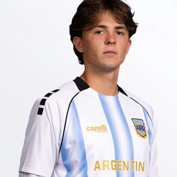 ARGENTINA HOME MET LINES SOCCER JERSEY