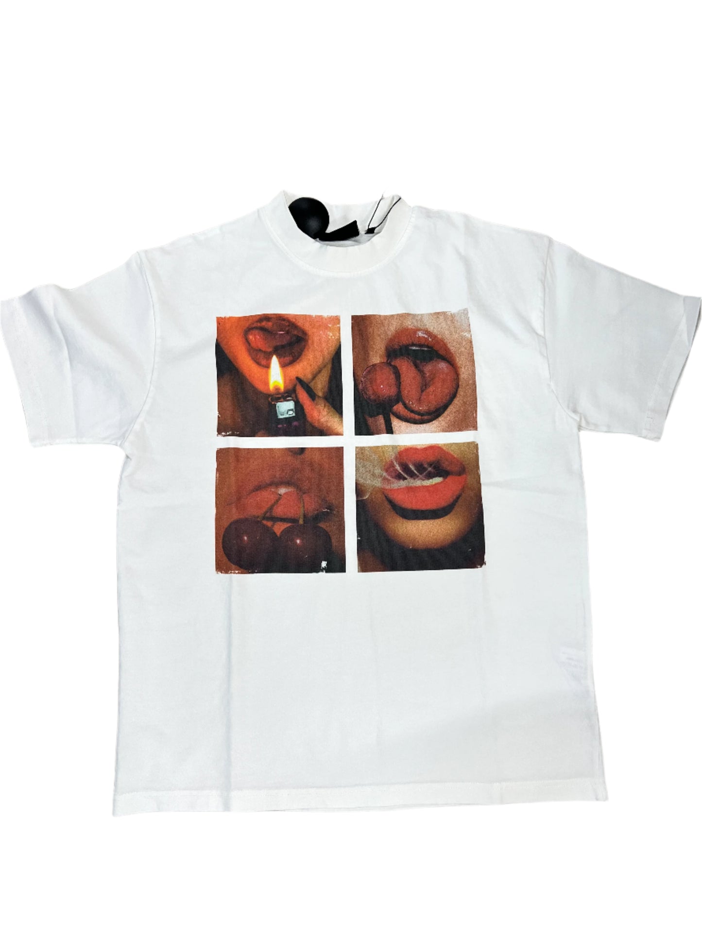 NEW MANNERS WHITE LIPS TEE