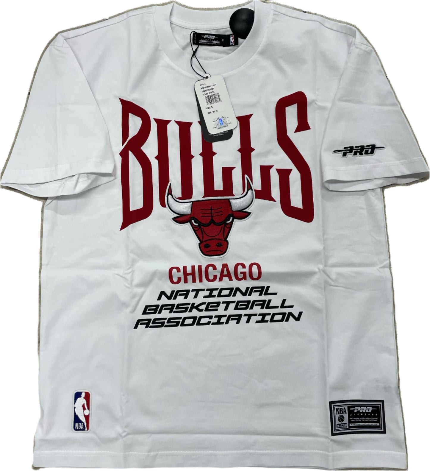 PRO STANDARD CHICAGO BULLS CITY TOUR 2.0 M CJ DROP S HOULDER TEE (BCB1515992) WHT