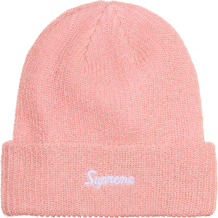 Supreme Loose Gauge Beanie FW26BN10 - PINK REFLECTIVE