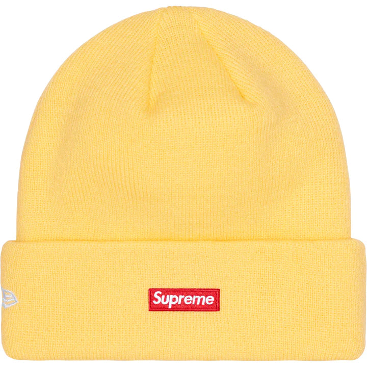 SUPREME*NEW ERA VARSITY BEANIE 'LIGHT YELLOW'