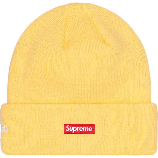SUPREME*NEW ERA VARSITY BEANIE 'LIGHT YELLOW'
