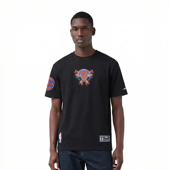NBA NEW YORK KNICKS PARADISE MEN'S S/S TEE BNK1516942-BLK