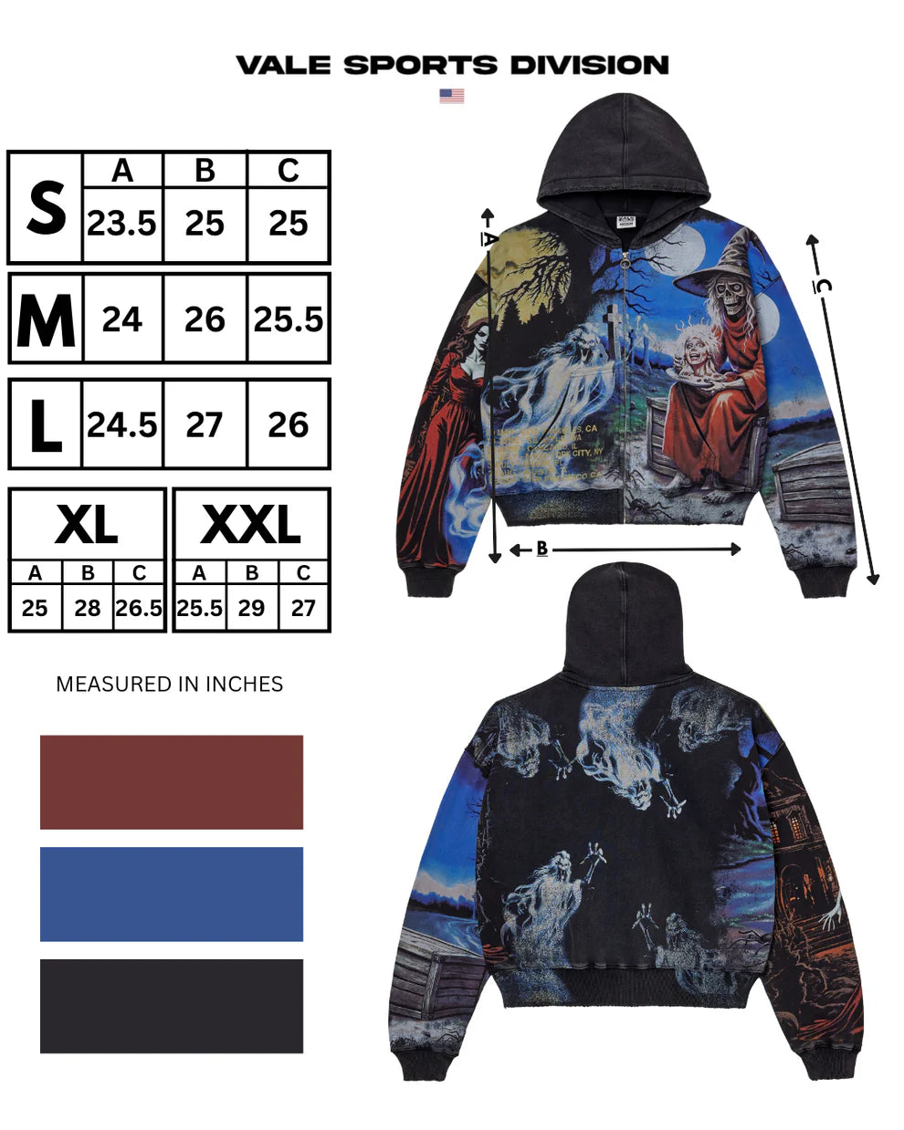 VALE FOREVER ETHER ZIP UP