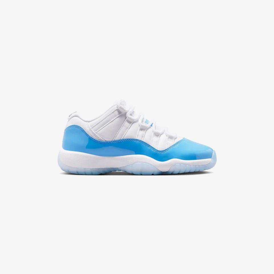 Air Jordan 11 Retro Low GS White · University Blue-Black FV5121-100