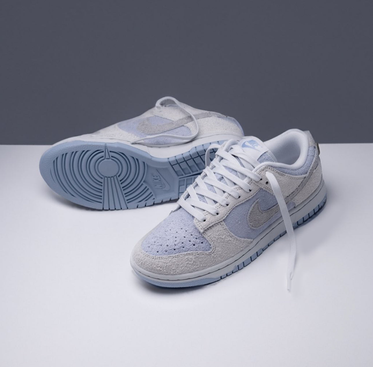 Women's Dunk Low Light Armory Blue and Photon Dust FZ3779-025