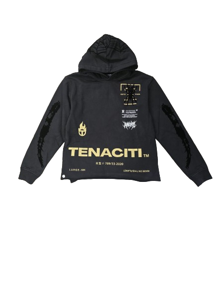 TENACITI SPIDER HOODIE (TN1034H-G)-BLACK