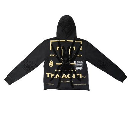 TENACITI SPIDER HOODIE (TN1034H-G)-BLACK