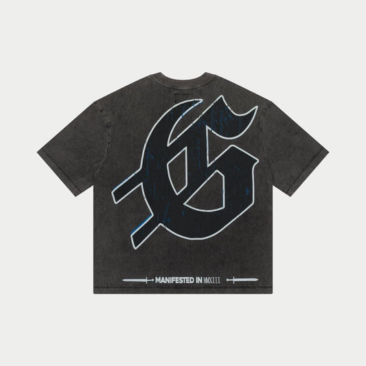 Smell The Roses T-Shirt (Grey Wash) (Smell-The-Roses-T-Shirt-Grey-Wash)