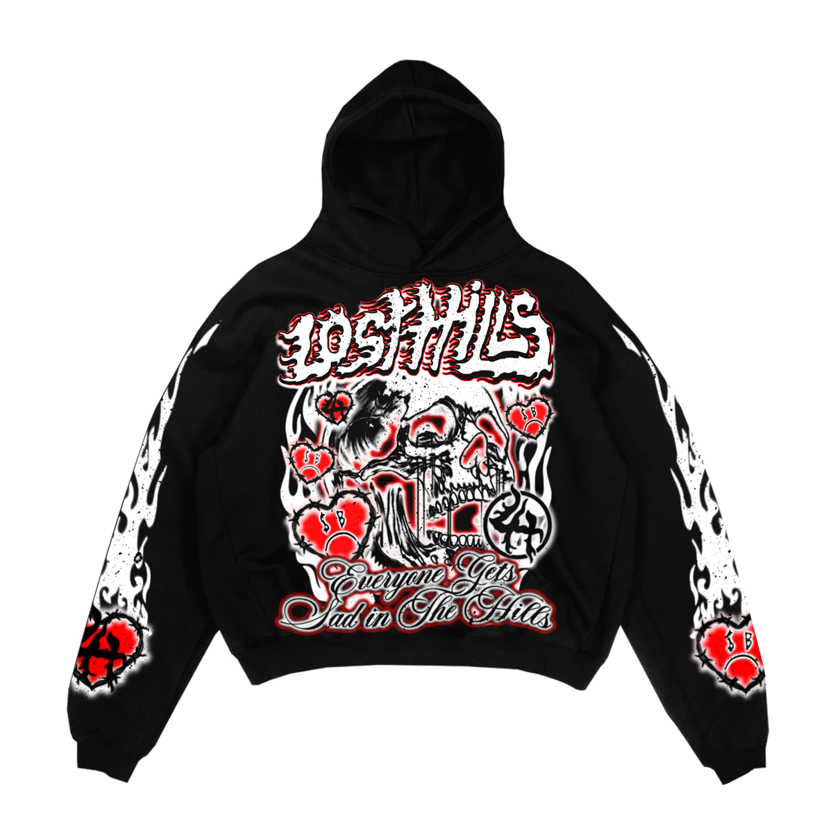 LOST HILLS LHSBHOODY009-BLK