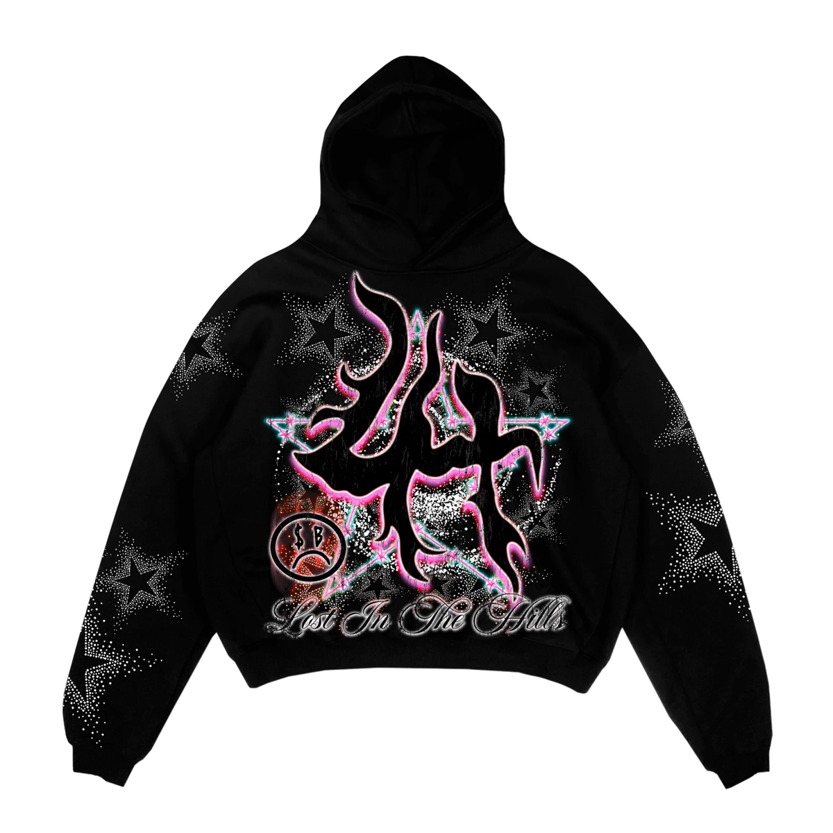 LOST HILLS LHSBHOODY008-BLACK