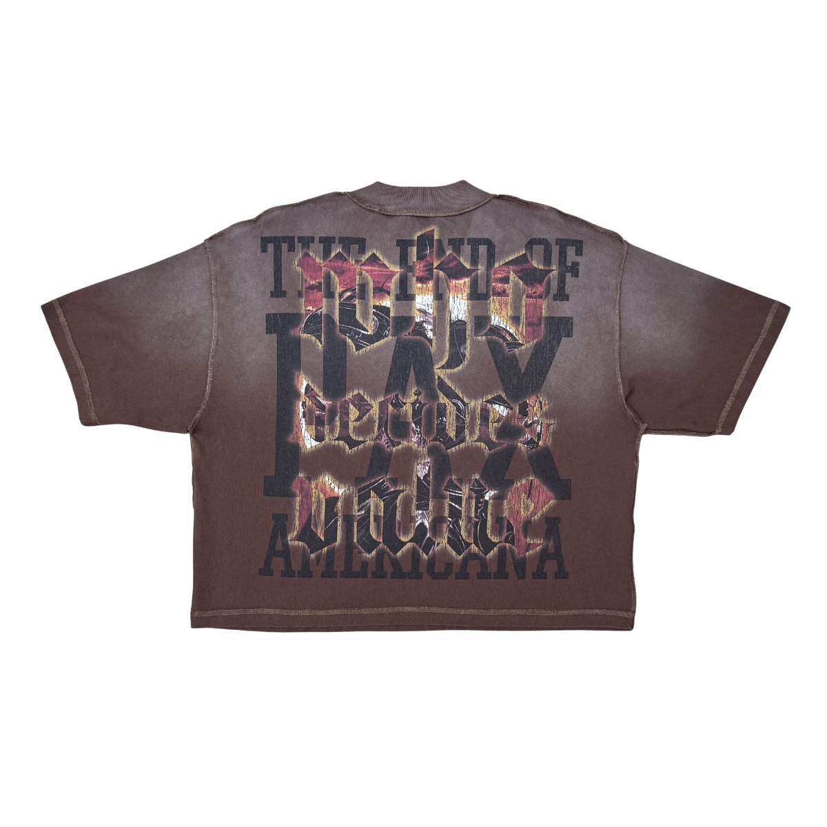 RARE PEACE Consequences AI Tee Dark Brown RT6008