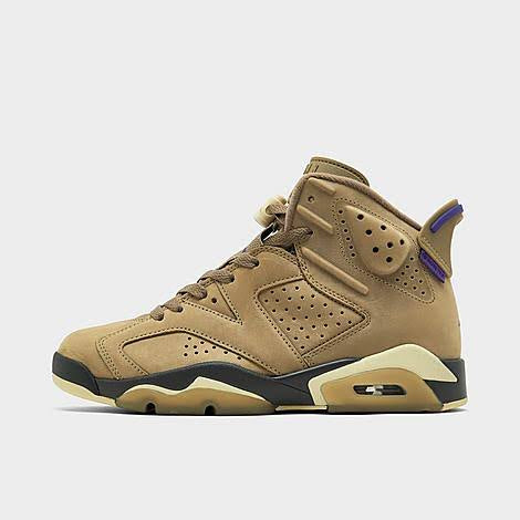 WOMENS AIR JORDAN 6 RETRO GTX (BROWN KELP/TEAM GOLD/SHADOW) FD1643-300